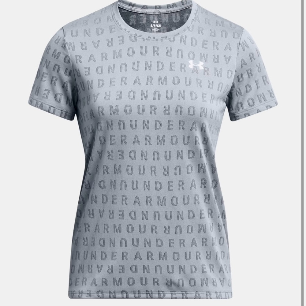 Under Armour Women's Gray Graphic Tee Small 02987